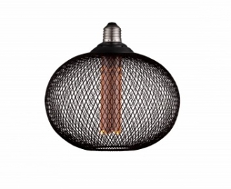 11705  led visilica e-27 2.5w black 1800k golden glass